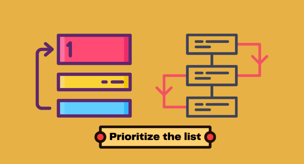 When you have too many tasks, do prioritize work on the priority list