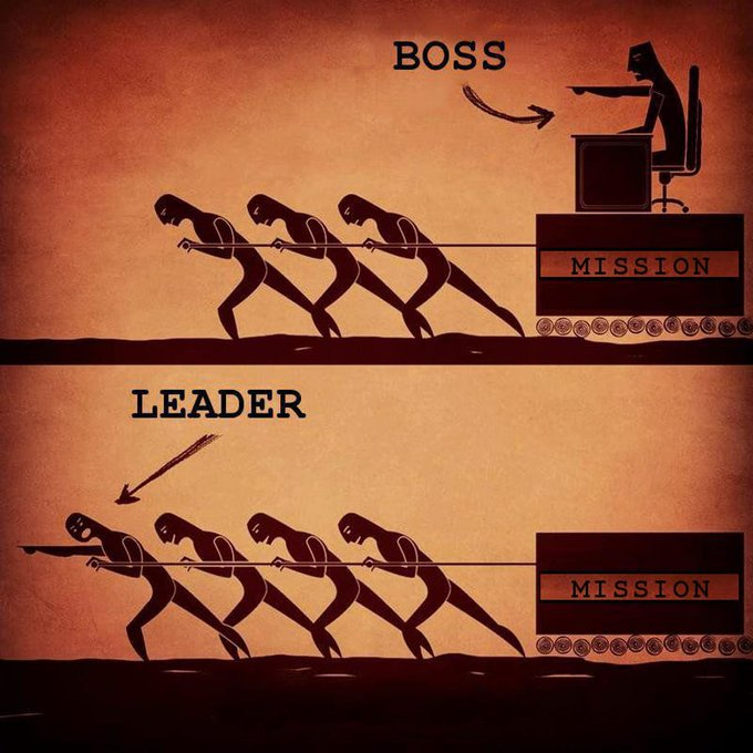 Boss vs Leader 