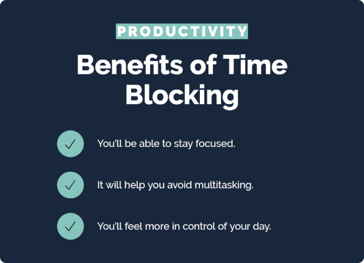 The benefits of time blocking