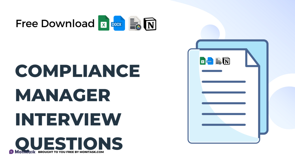 Compliance Manager Interview Questions