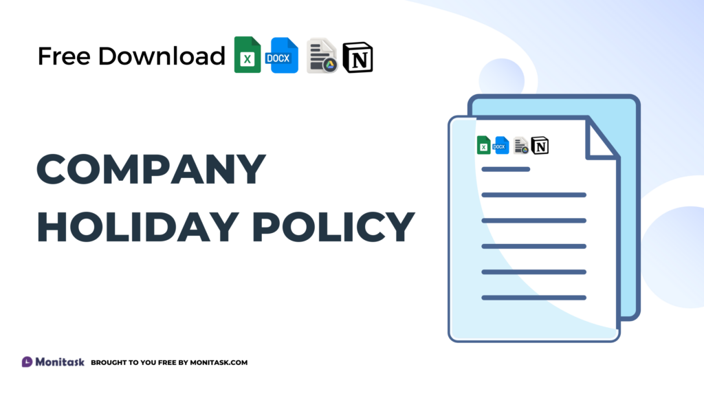 Company Holiday Policy