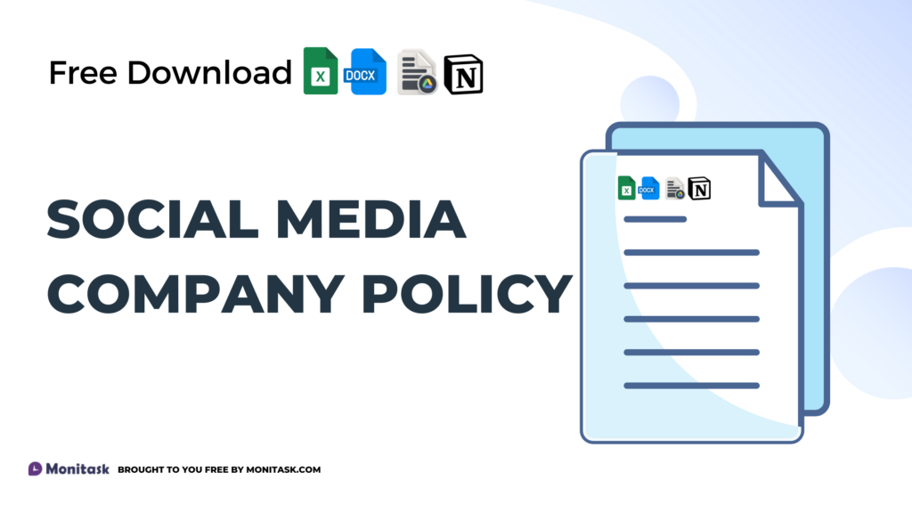 Social Media Company Policy