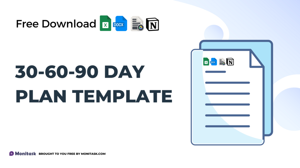 30-60-90 day plan template